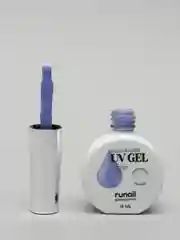 Сиреневый уф гель для наращивания/Цветной жидкий уф гель/Гель лак Runail Professional, 15 мл