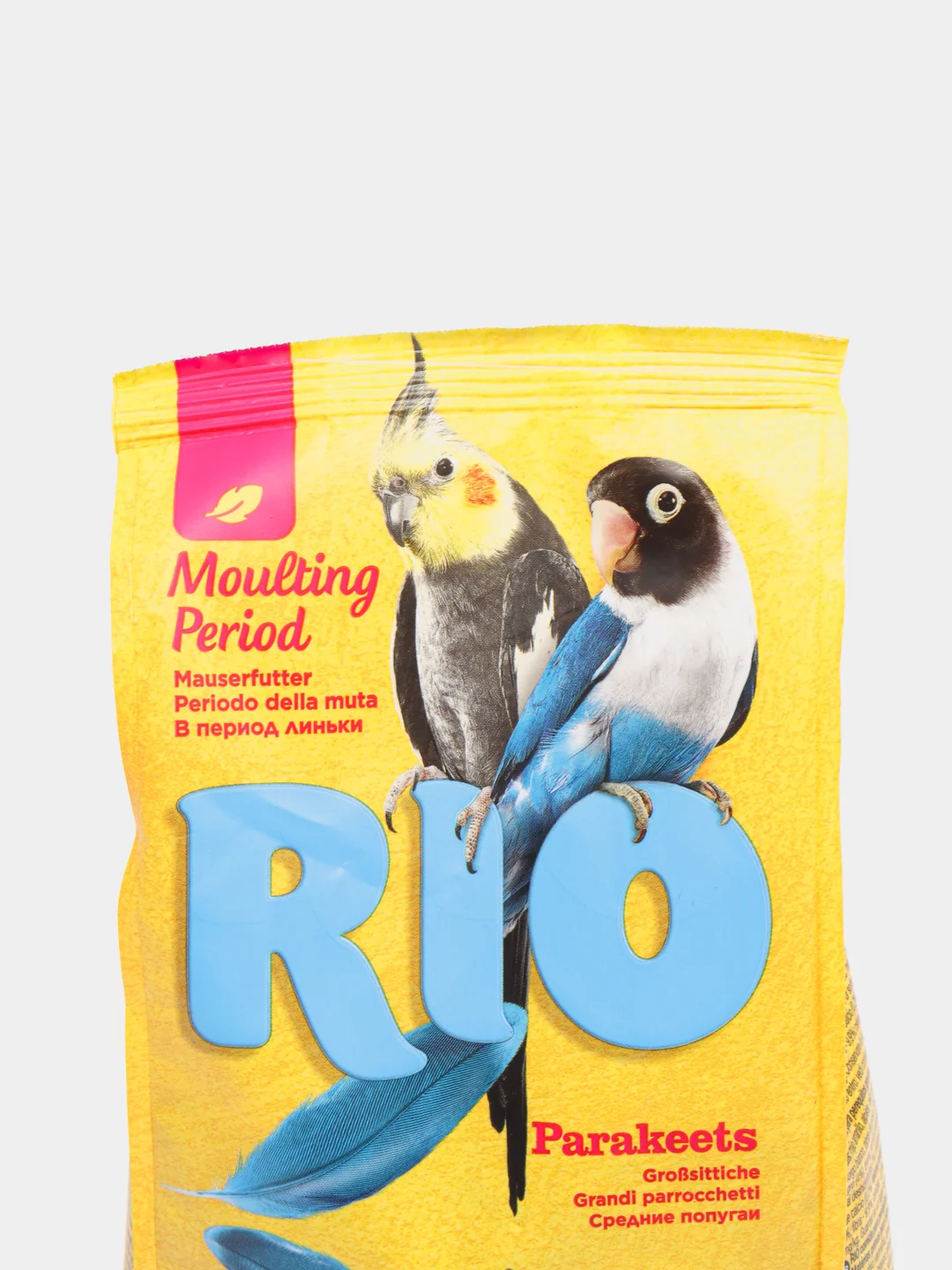 Корм для средних попугаев "Рацион в период линьки", 500 г, Rio
