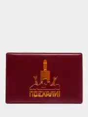 Тёмно-бордовый обложка для проездного