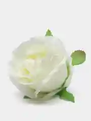 Кремовый цветы искусственные, зелень
