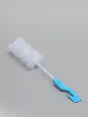 Голубой ершик для мытья бутылок