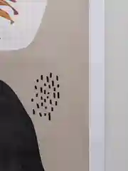 Оливковый абстрактный интерьерный постер на холсте