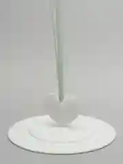 Белый подставка для фонтана из шаров