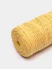Желтый хлопковый шнур 200 м, 4 мм
