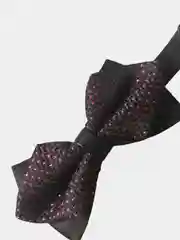 Бордовый бабочка двойная