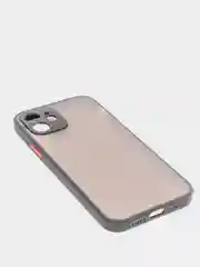 Черный чехол iPhone 12 матовый