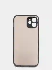 Черный чехол iPhone 12 матовый