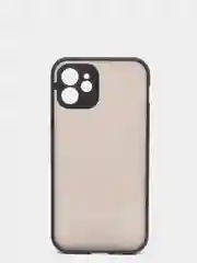 Черный чехол iPhone 12 матовый