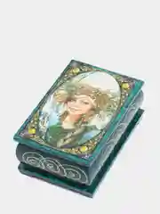 Золотистый хаки шкатулка для хранения ювелирных украшений