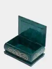 Золотистый хаки шкатулка для хранения ювелирных украшений