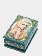 Бирюзовый шкатулка для хранения ювелирных украшений