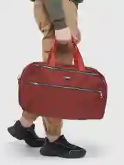 Бордовый сумка дорожная, спортивная