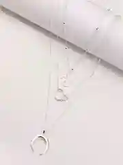 Золотой многослойная цепочка с подвесками