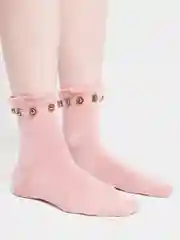 Пудровый женские носки