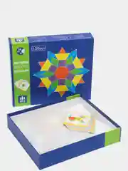Оранжевый детская деревянная игрушка Мозаика Геоанимо