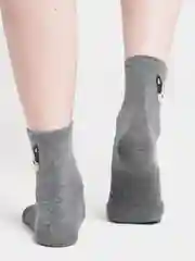 Серый женские носки со стразами "Нарис"