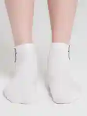 Белый женские носки со стразами