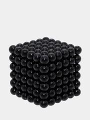 Головоломка магнитная Magnetic Cube, черный, 216 шариков, 5 мм