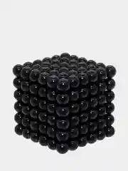 Головоломка магнитная Magnetic Cube, черный, 216 шариков, 5 мм