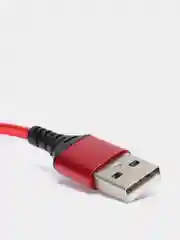 Красный кабель зарядный BOROFONE BX54 (1m, Micro-USB/Type-C/Lightning) для Android и Apple iPhone