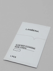 Lanbena Полоска-пластырь для глубокого очищения носа с алоэ вера