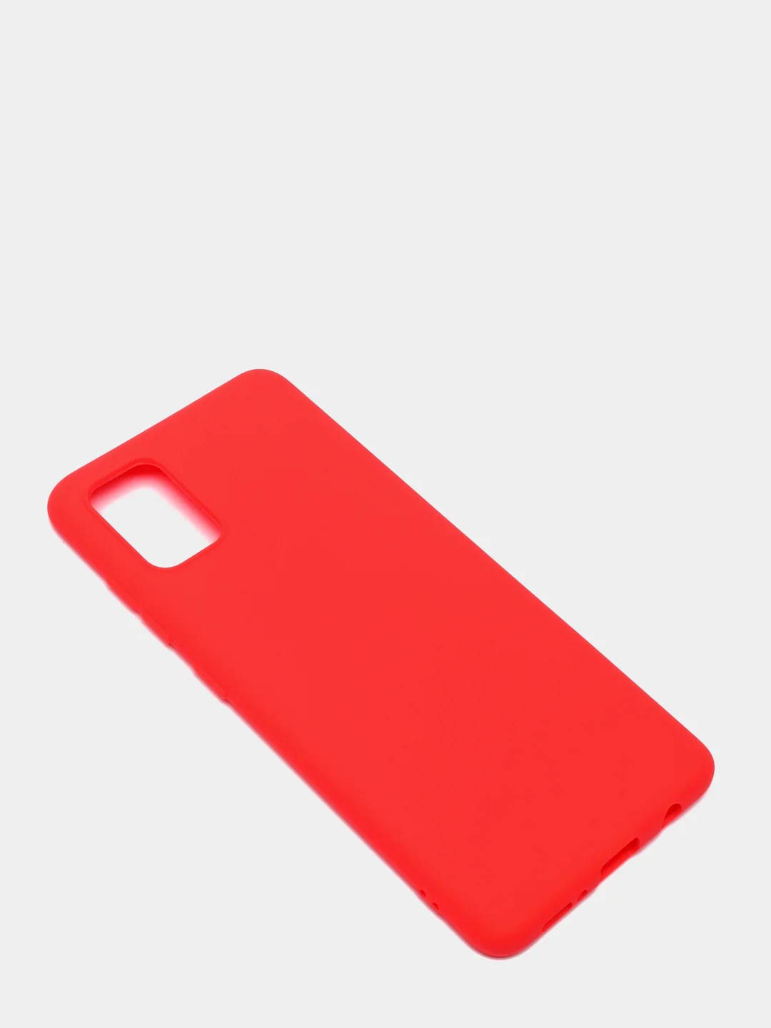 Красный чехол Samsung Galaxy A51 силиконовый матовый