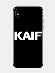 Наклейка на телефон "KAIF КАЙФ" 5х1,5см