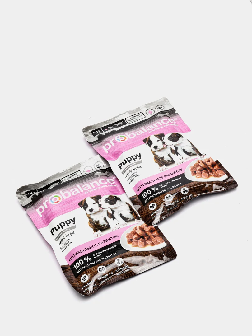 Корм влажный для щенков ProBalance "Puppy Immuno Protection", 25 штук по 85 г