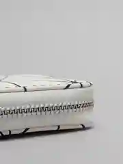 Белый кошелек женский, на молнии, портмоне, бумажник, в черном и белом цвете, на подарок
