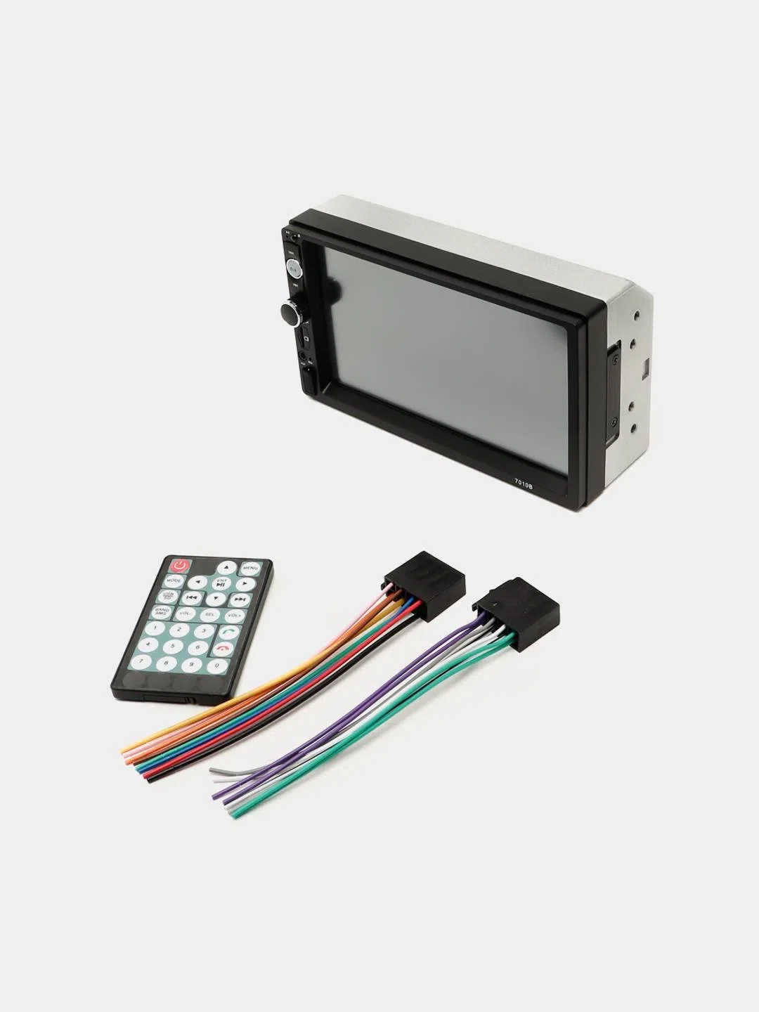Магнитола 2 DIN c камерой заднего вида, экран 7", Bluetooth, USB, AUX