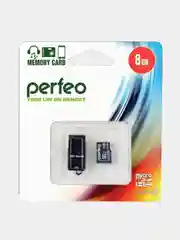 Карта памяти Perfeo microSD 8GB High-Capacity (Class 10) economy series