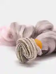 Серебряный трессы для кукол 15 см цветные