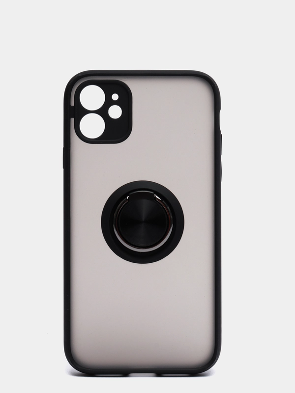 Чехол противоударный iPhone 11 с магнитом и кольцом