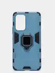 Синий меланж чехол противоударный с кольцом-держателем на Samsung Galaxy A53 5G (Самсунг Галакси А53)