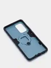 Синий меланж чехол противоударный с кольцом-держателем на Samsung Galaxy A53 5G (Самсунг Галакси А53)