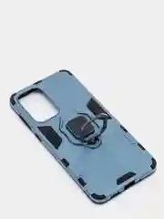 Синий меланж чехол противоударный с кольцом-держателем на Samsung Galaxy A33 5G (Самсунг Галакси А33)