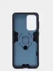 Синий меланж чехол противоударный с кольцом-держателем на Samsung Galaxy A33 5G (Самсунг Галакси А33)