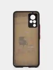 Желтый чехол с ярким рисунком/принтом на Vivo V21 (Виво В21)