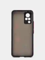 Красный чехол с ярким рисунком/принтом на Vivo V21 (Виво В21)
