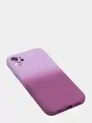Тёмно-розовый чехол градиентный для iPhone XR 11 12 13 Pro Max mini силиконовый айфон про макс