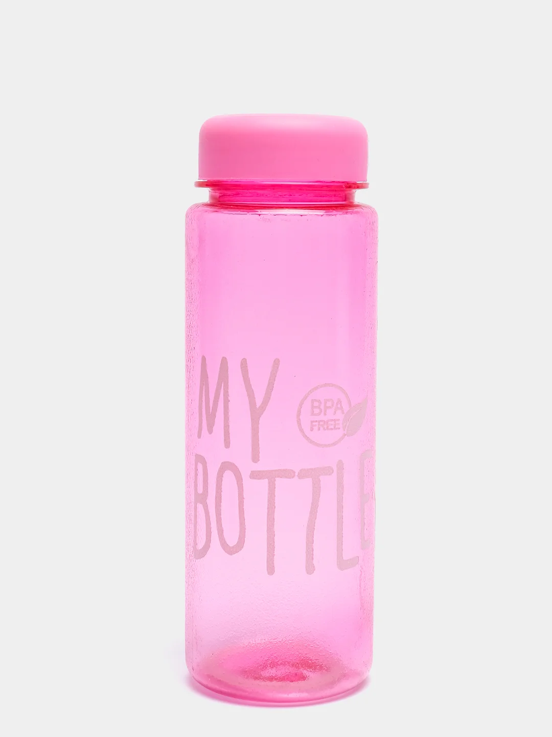 Розовый my bottle в термочехле