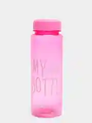 Розовый my bottle в термочехле