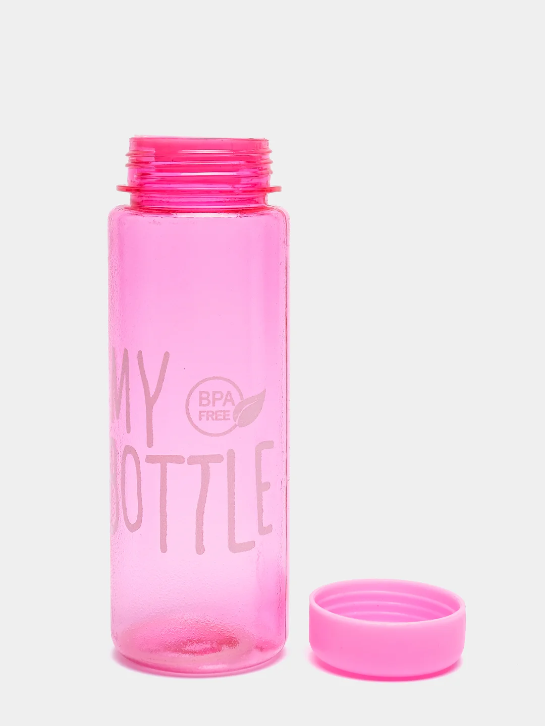 Розовый my bottle в термочехле