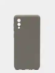 Серый чехол силиконовый на Samsung Galaxy A02 (Самсунг Галакси А02), цветной, матовый
