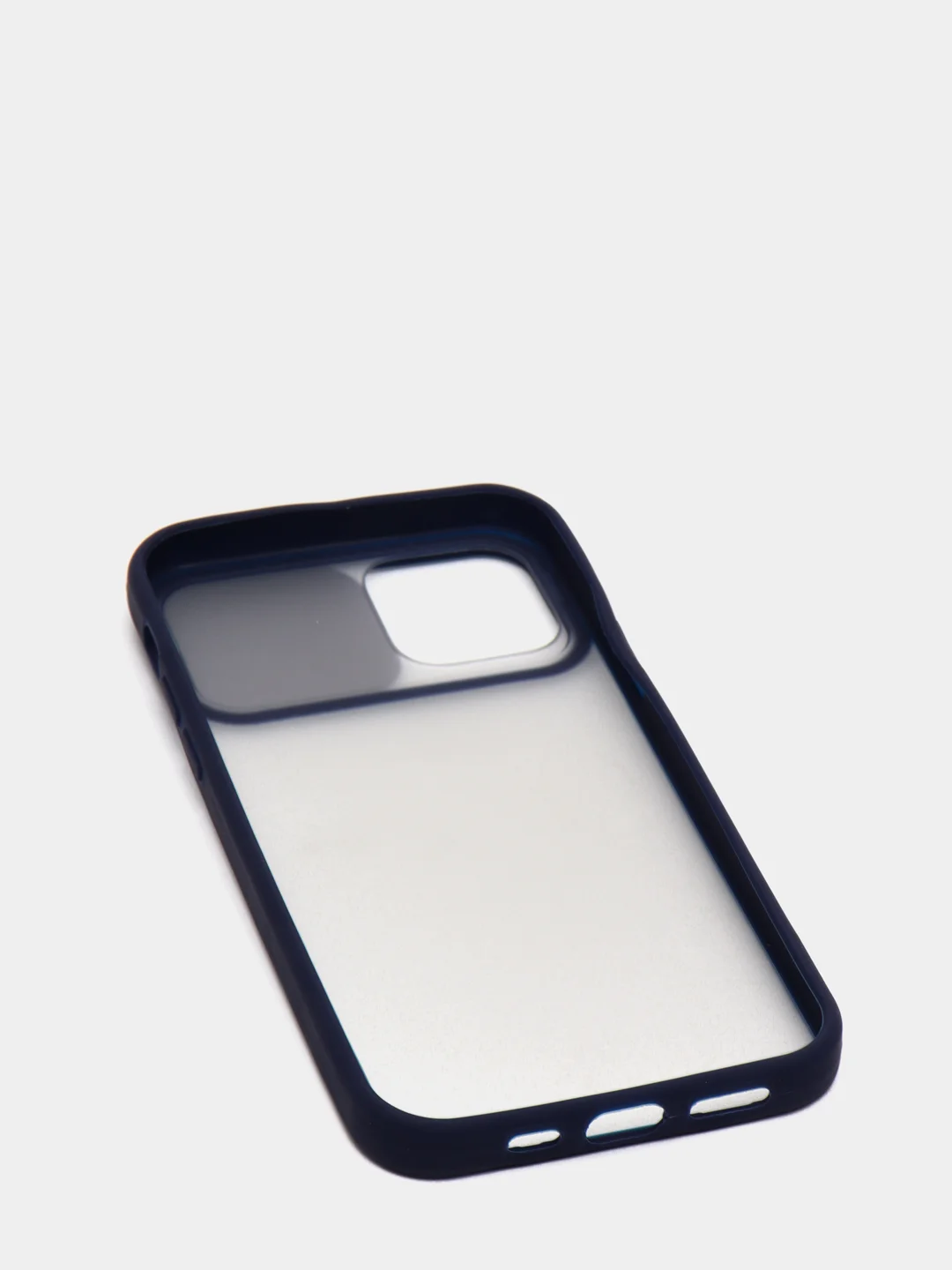 Чехол для IPHONE 12, 12 Pro, 12Pro, Айфон 12про, 12 про, Синий, защита камеры, прозрачный