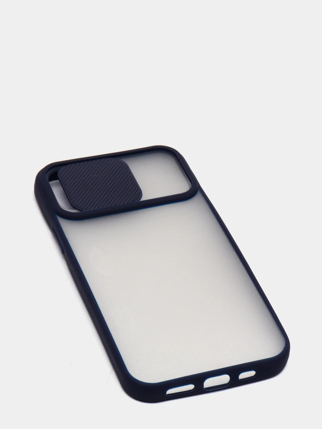 Чехол для IPHONE 12, 12 Pro, 12Pro, Айфон 12про, 12 про, Синий, защита камеры, прозрачный