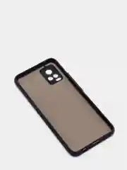 Коричневый чехол с ярким рисунком/принтом на Vivo V20 (Виво В20)