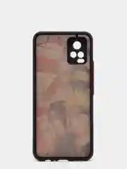 Бежевый чехол с ярким рисунком/принтом на Vivo V20 (Виво В20)