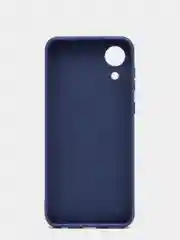 Темно-синий чехол для Samsung A03 Core цветной матовый