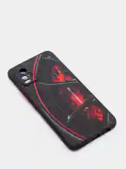 Красный чехол с ярким рисунком/принтом на Vivo V20 (Виво В20)